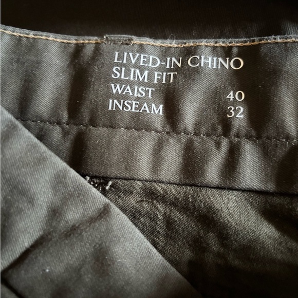 NWT Men's Banana Republic Slim Fit Lived In Chino Size 40 x 32~ NEW - Picture 4 of 9